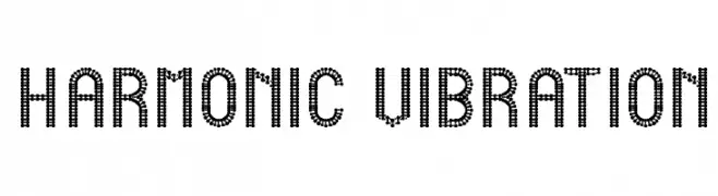 HARMONIC VIBRATION  Frei Schriftart Herunterladen