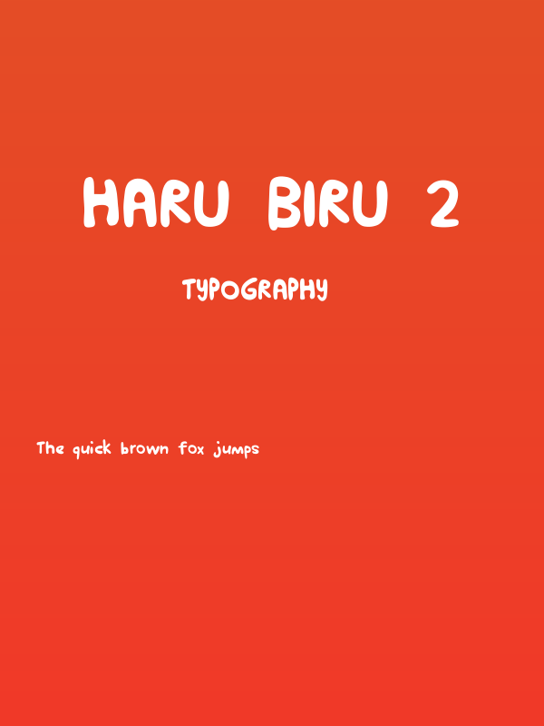 HARU BIRU 2 Poster