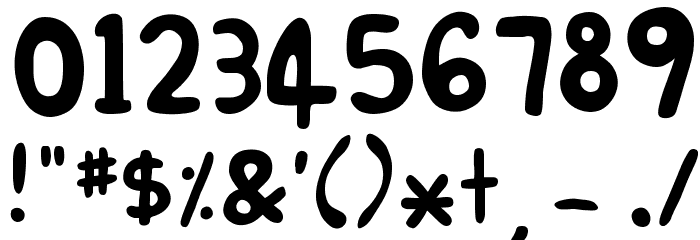 HARU_BIRU Font OTHER CHARS