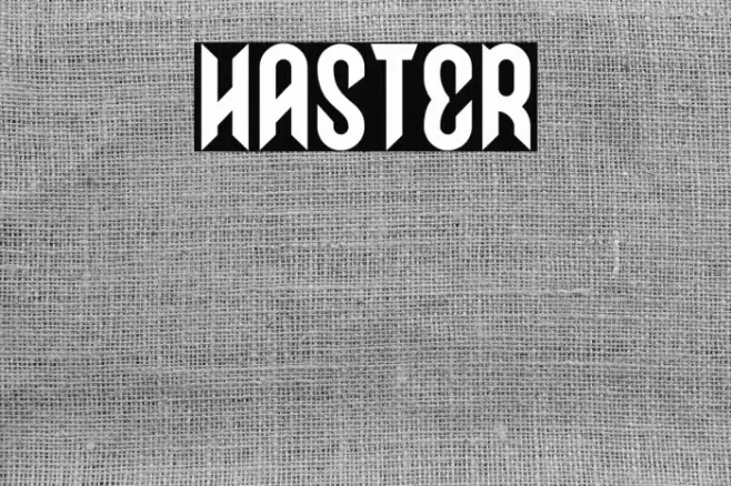 HASTER Font examples