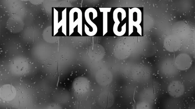 HASTER Font examples