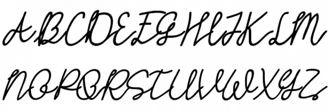 HASTON DEMO Script Schriftart Groß