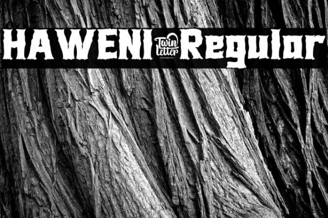 HAWENI-Regular Font examples