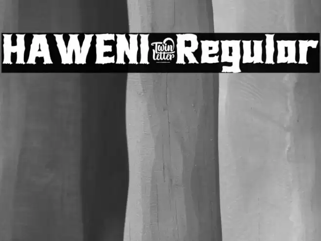 HAWENI-Regular Font examples