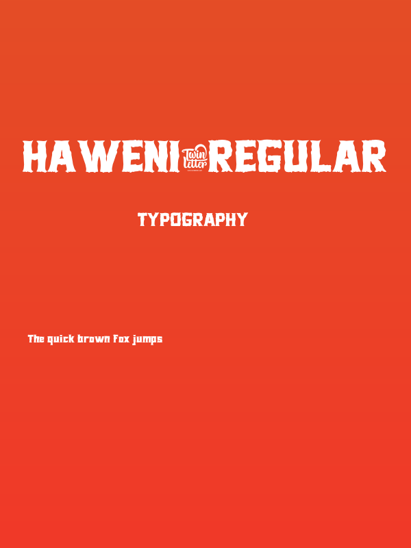 HAWENI-Regular Poster