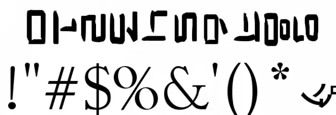 HaNgUl LoVe2 Font OTHER CHARS