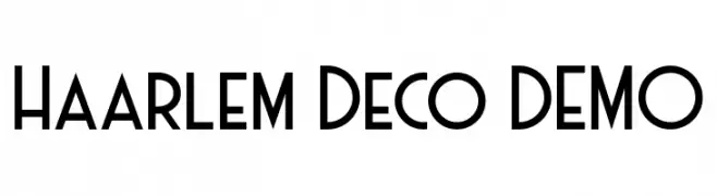 Haarlem Deco DEMO  フリーフォントのダウンロード