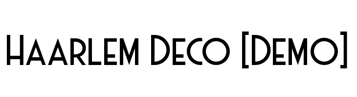 Haarlem Deco [Demo]  フリーフォントのダウンロード