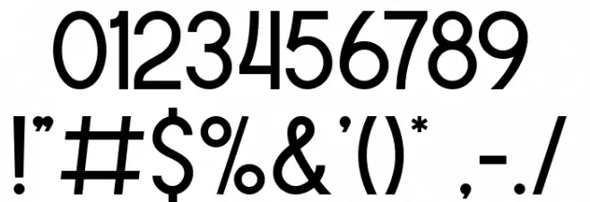 Haarlem Deco [Demo] Font OTHER CHARS