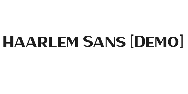 Haarlem Sans [Demo] Logo