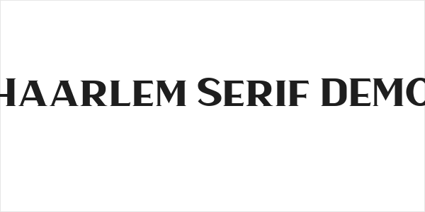 Haarlem Serif DEMO Logo