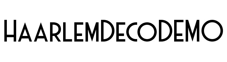 HaarlemDecoDEMO  Descarca Fonturi Gratis