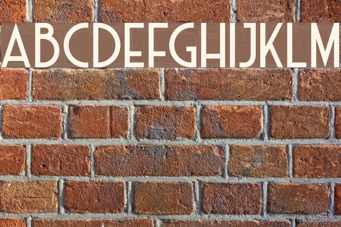 HaarlemDecoDEMO Font examples