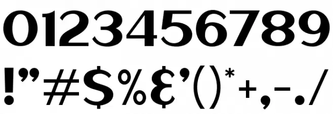 HaarlemSans Font OTHER CHARS
