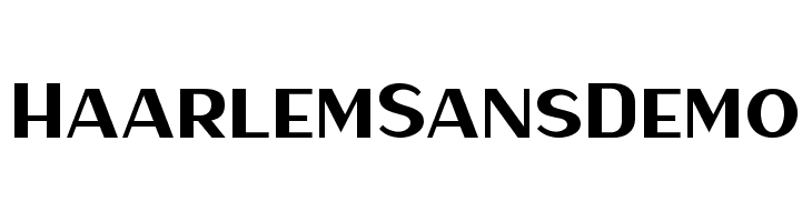 HaarlemSansDemo Font