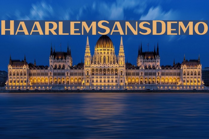 HaarlemSansDemo Font examples