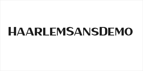 HaarlemSansDemo Logo