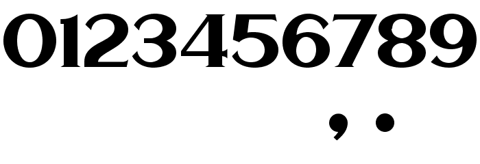 HaarlemSerifDEMO Font OTHER CHARS
