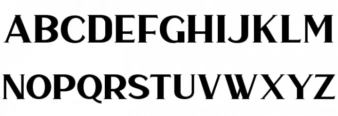 HaarlemSerifDEMO Шрифта ВЕРХНИЙ
