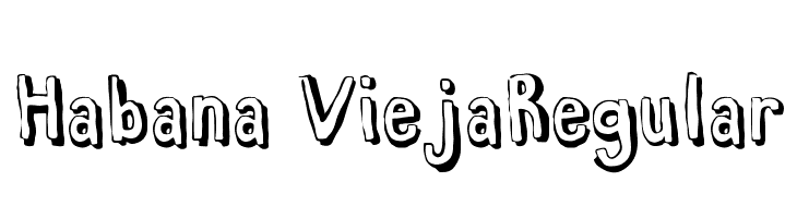 Habana ViejaRegular Font