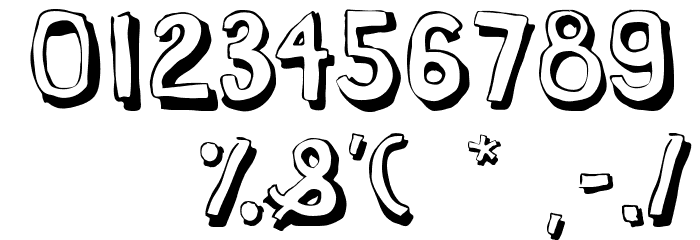 Habana ViejaRegular Font OTHER CHARS