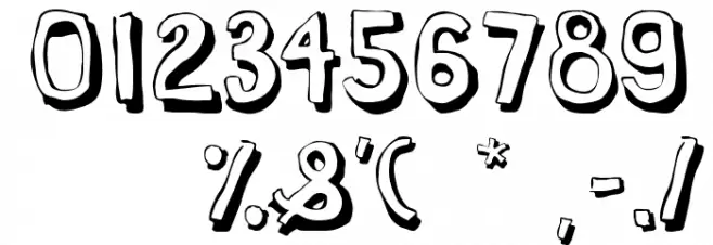 Habana ViejaRegular Font OTHER CHARS