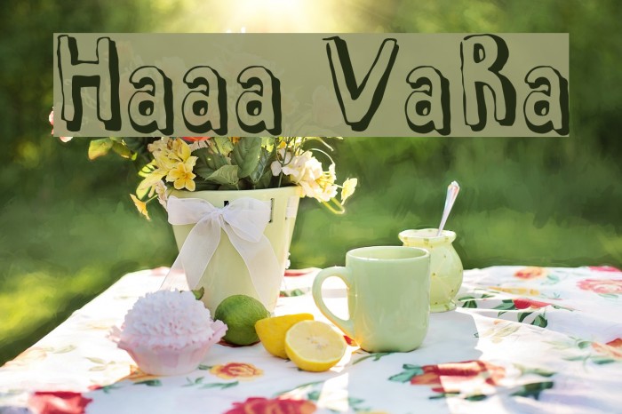 Habana ViejaRegular Font examples