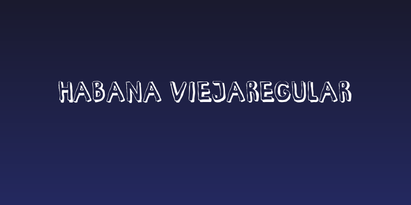 Habana ViejaRegular Social Header