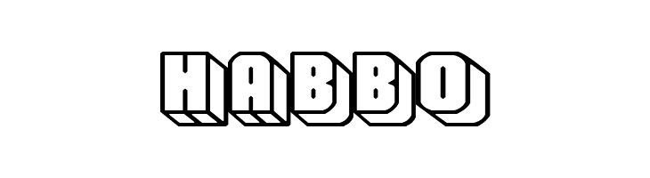 Habbo  font caratteri gratis