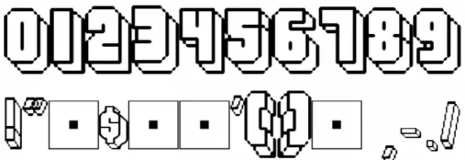 Habbo Font OTHER CHARS