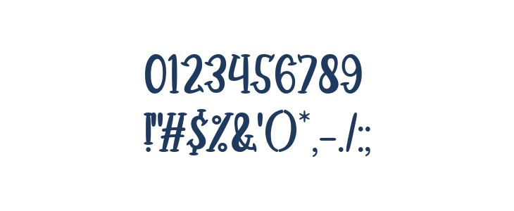 Habede Italic Other Characters