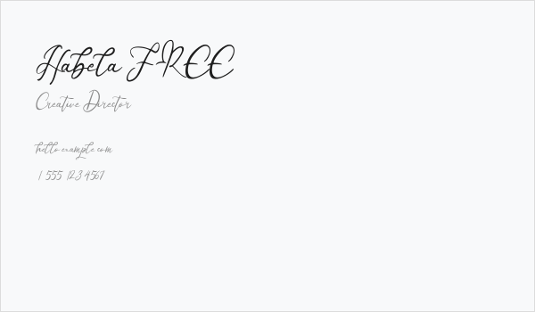 Habela FREE Business Card