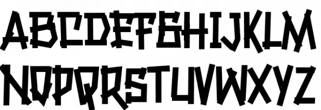 Haberdines Schriftart Groß