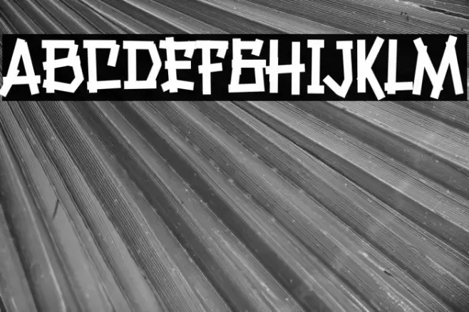 Haberdines Font examples