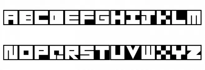 Habesha_Blocks Schriftart Groß