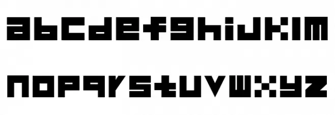 Habesha_Blocks_BLACK Schriftart Kleinbuchstaben