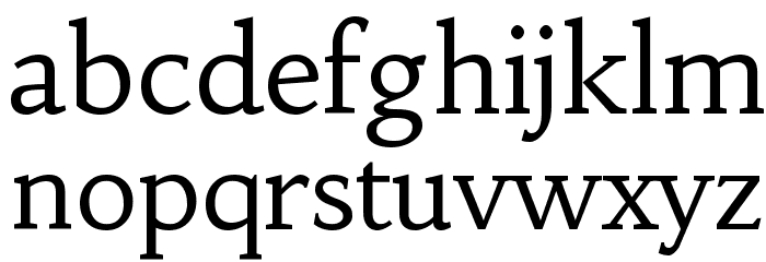 Habibi Font LOWERCASE