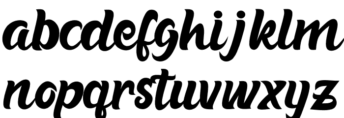 Habisa Font LOWERCASE
