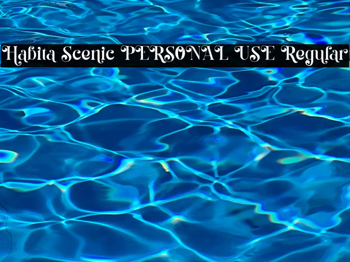 Habita Scenic PERSONAL USE Regular Example 1