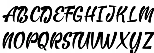 Habits Monuga Font Litere mari