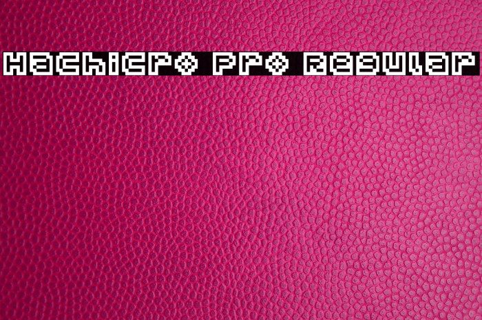 Hachicro Pro Regular Example 2