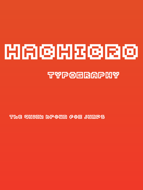 Hachicro Pro Regular Poster