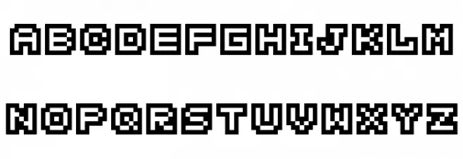 Hachicro Schriftart Groß