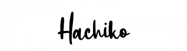 Hachiko  Fuentes Gratis Descargar