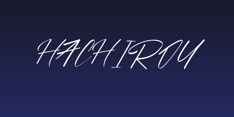 Hachirou Social Header