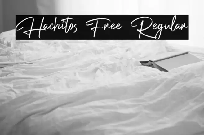 Hachitos Free Regular Font examples