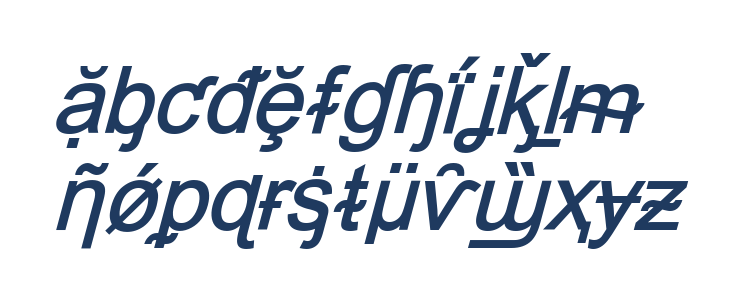 Hack Attack Bold Italic Lowercase