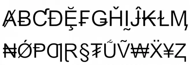 Hack Attack Light Font Litere mari