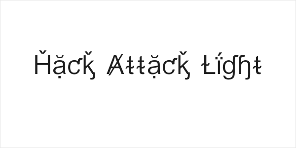Hack Attack Light Logo