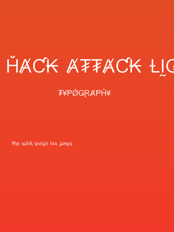 Hack Attack Light Poster
